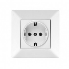 Microfon Profesional, Cu Cartela GSM (NanoSIM), Integrat in Priza Clasica 220V, de Perete - Activare Vocala [MDKR-GS12]